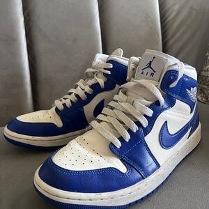 2021 Wmns Air Jordan 1 Mid 'Kentucky Blue